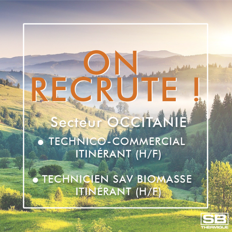 Recrutement Technico-Commercial Itinérant et Technicien Itinérant secteur Occitanie