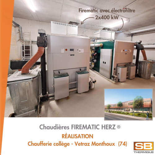 Chaufferie Collège Vetraz